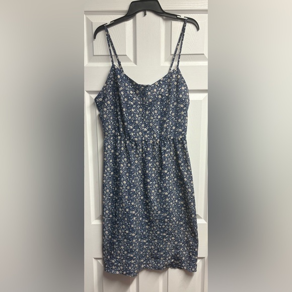Romy Dresses & Skirts - Romy Anthropologie Floral Mini Dress W/ Back Smocking & Adjustable Straps XL